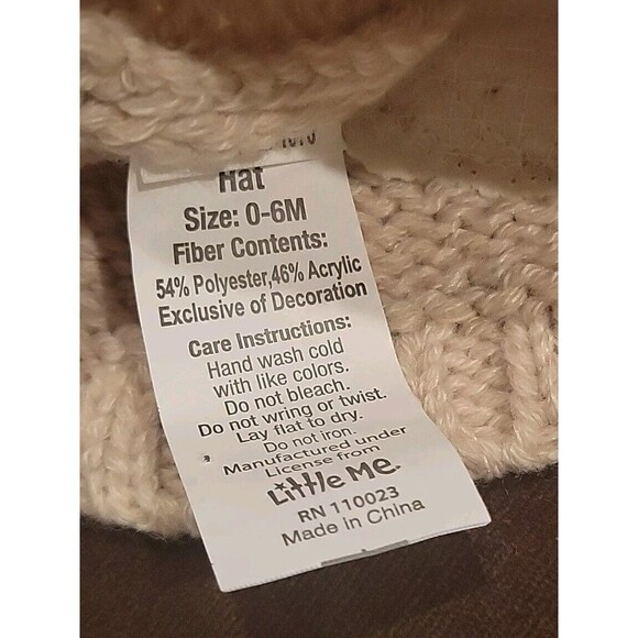 Little Me Baby Pumpkin Autumn Hat Booties 0-6 months Fall Thanksgiving Photo Op - Picture 6 of 8